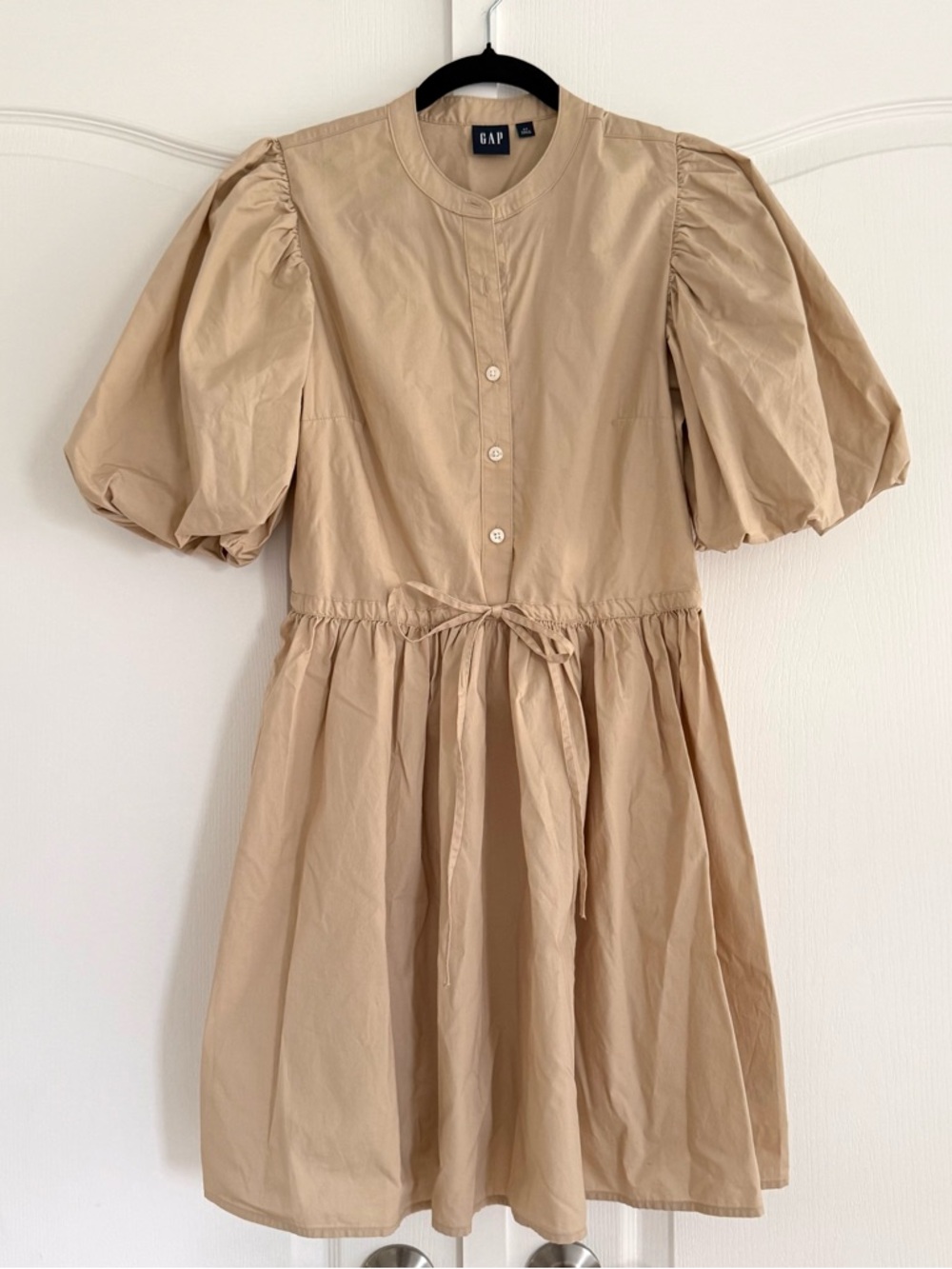 NEW GAP Balloon Sleeve Mini Dress Size Small - Picture 3 of 5